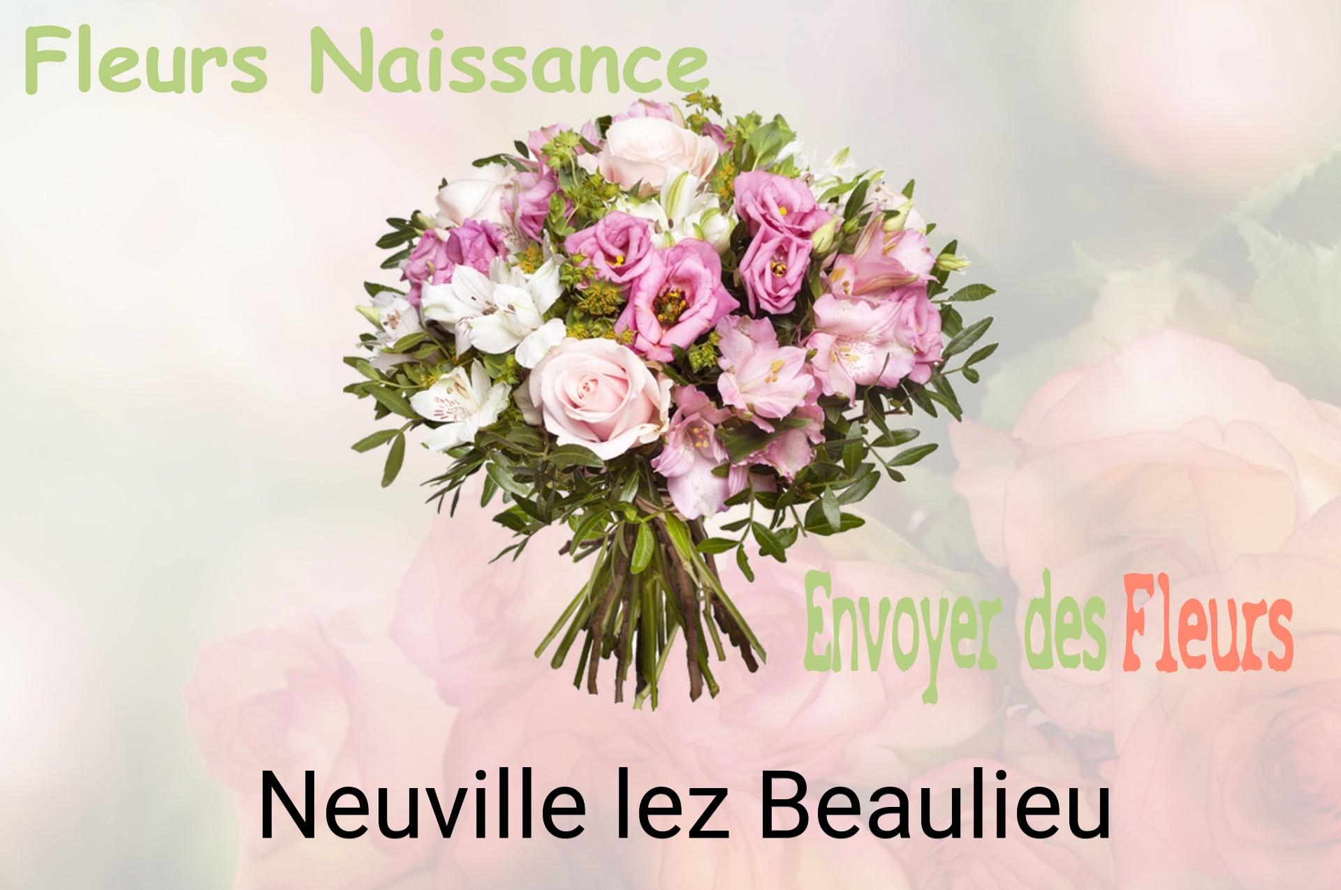 Bouquet de fleurs de naissance livré à Neuville-lez-Beaulieu